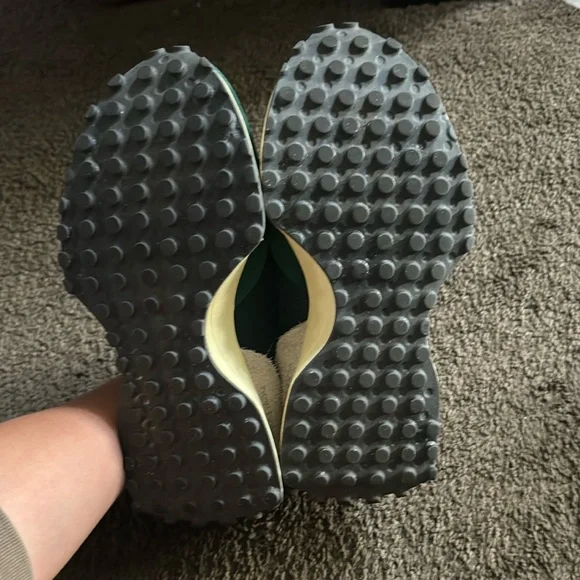 New Balance Green and White Sneakers - Picture 8 of 11